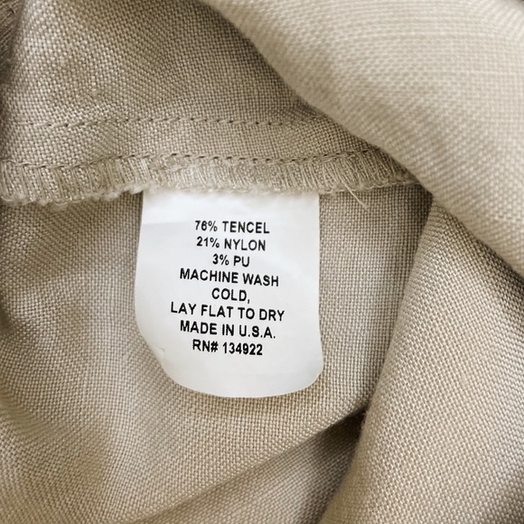 Emerson Fry Tan Beige Relaxed Lightweight Pants 4 - Picture 12 of 12